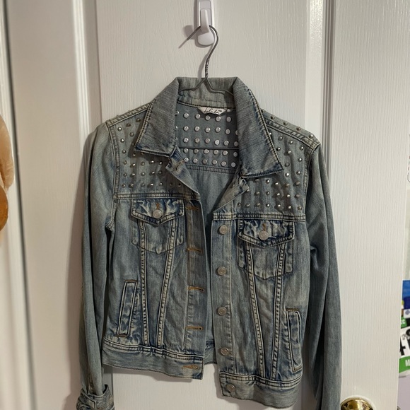 Talula studded jean jacket in size XXS. - Picture 1 of 5